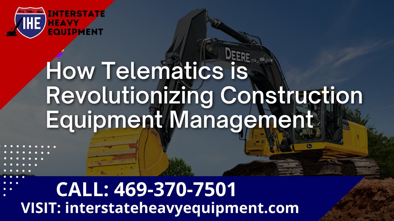 How Telematics is Revolutionizing Construction Equipment Management