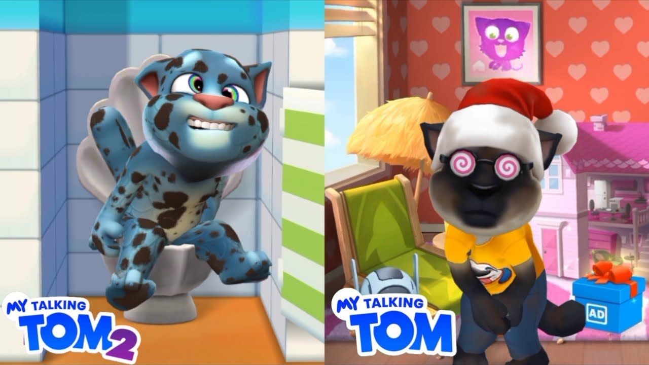 💗My Talking Tom 1&2💖Which Is The Best? 💓|Chamor Games