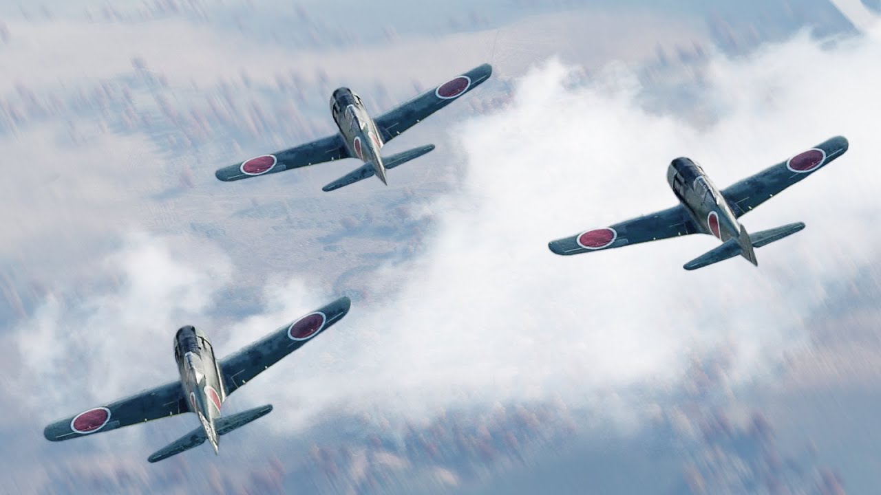 【一分動画 】疾風 3機編隊 空戦へ突入！