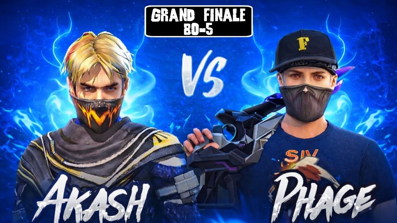 PHAGE VS AKASH ❤️‍🩹 GRAND FINAL 🏆👑 #trending #homepage #blackshout #itsmikeyyt #zyrox2 