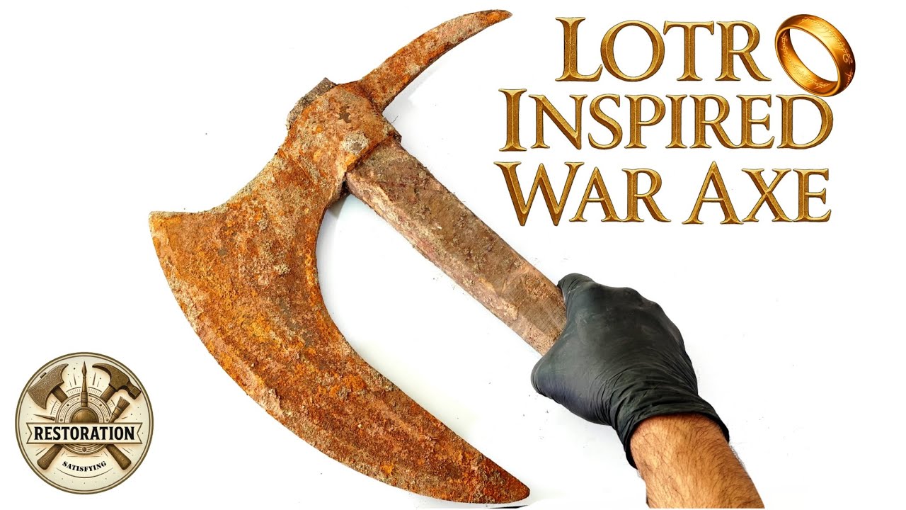 Restoring a Rusted LOTRO War Axe – Satisfying Fantasy Transformation