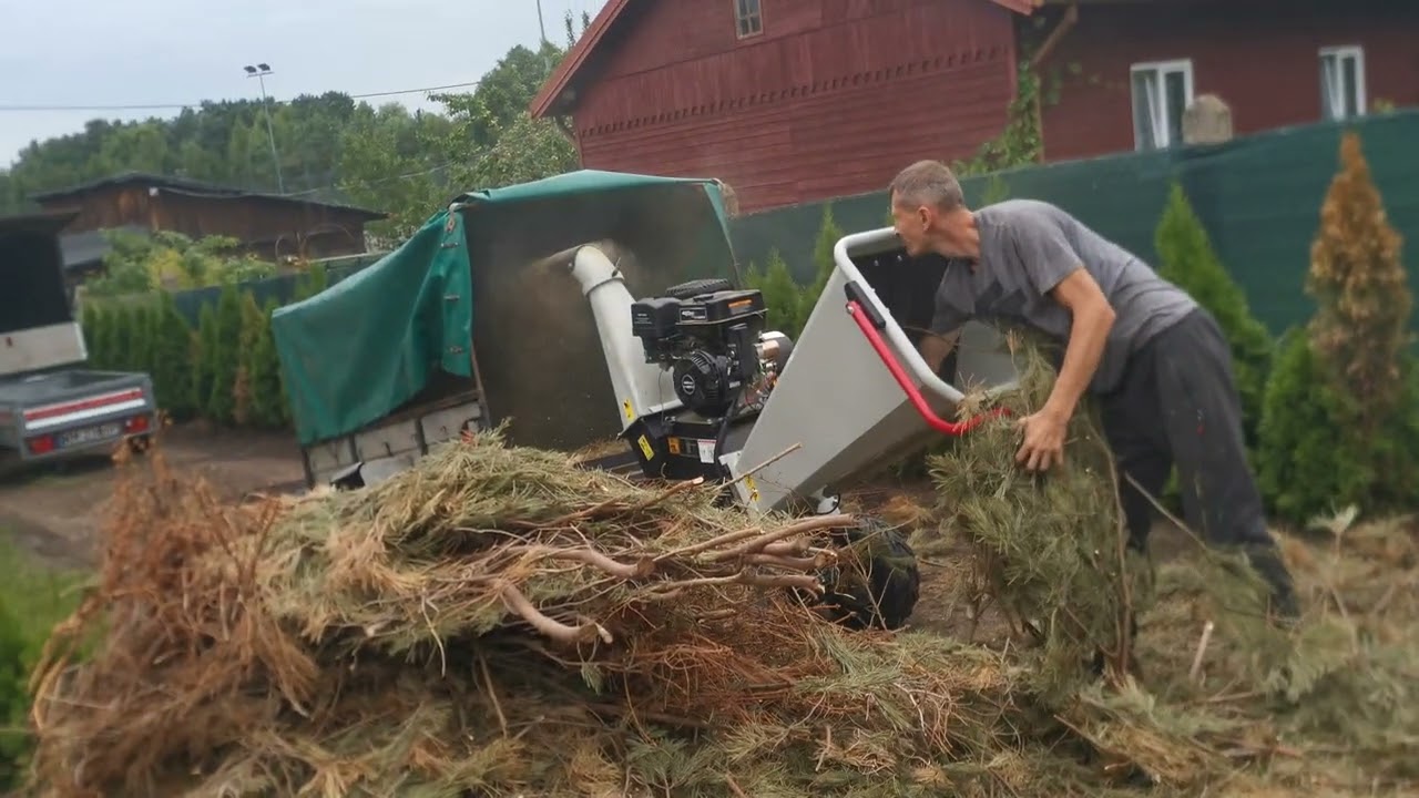 Rębak Lumag RAMBO-HC15PRO 15KM 275kg Najem wynajem 199zł doba zrębkowanie sosny Wypożyczalnia