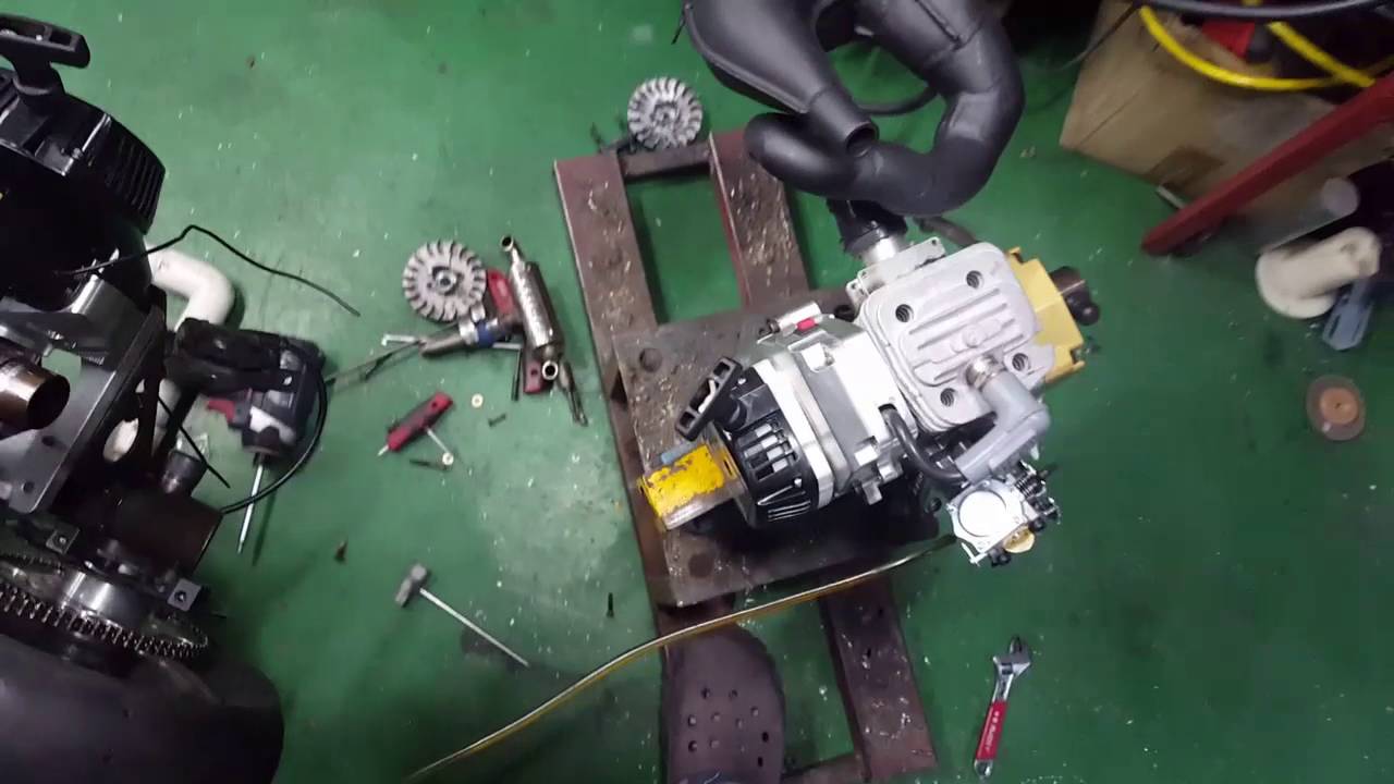 CaseReed 62cc first start.