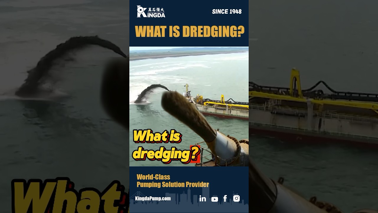 WHAT IS DREDGING? How do dredges work? #dredging #dredgepump #dredger #kingdapump #pump
