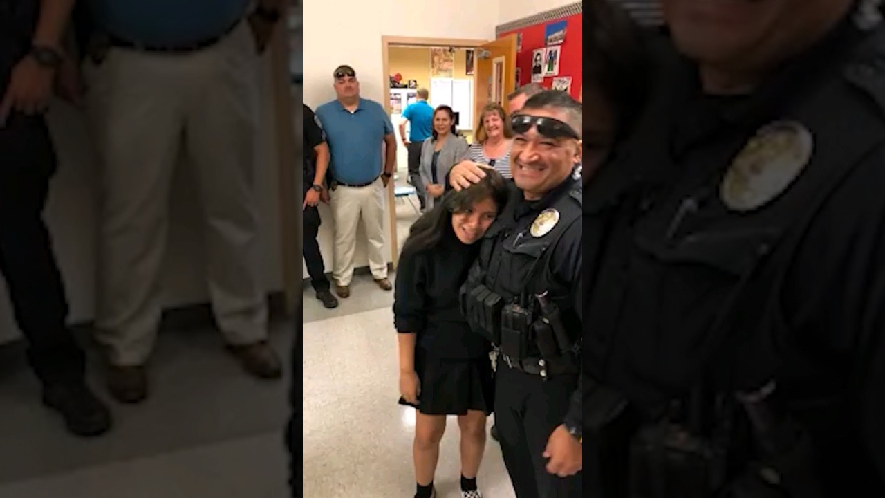 Police Escort Fallen Officer&rsquo;s Daughter to School - Wholesome Moment That Will Melt Your Heart ❤️