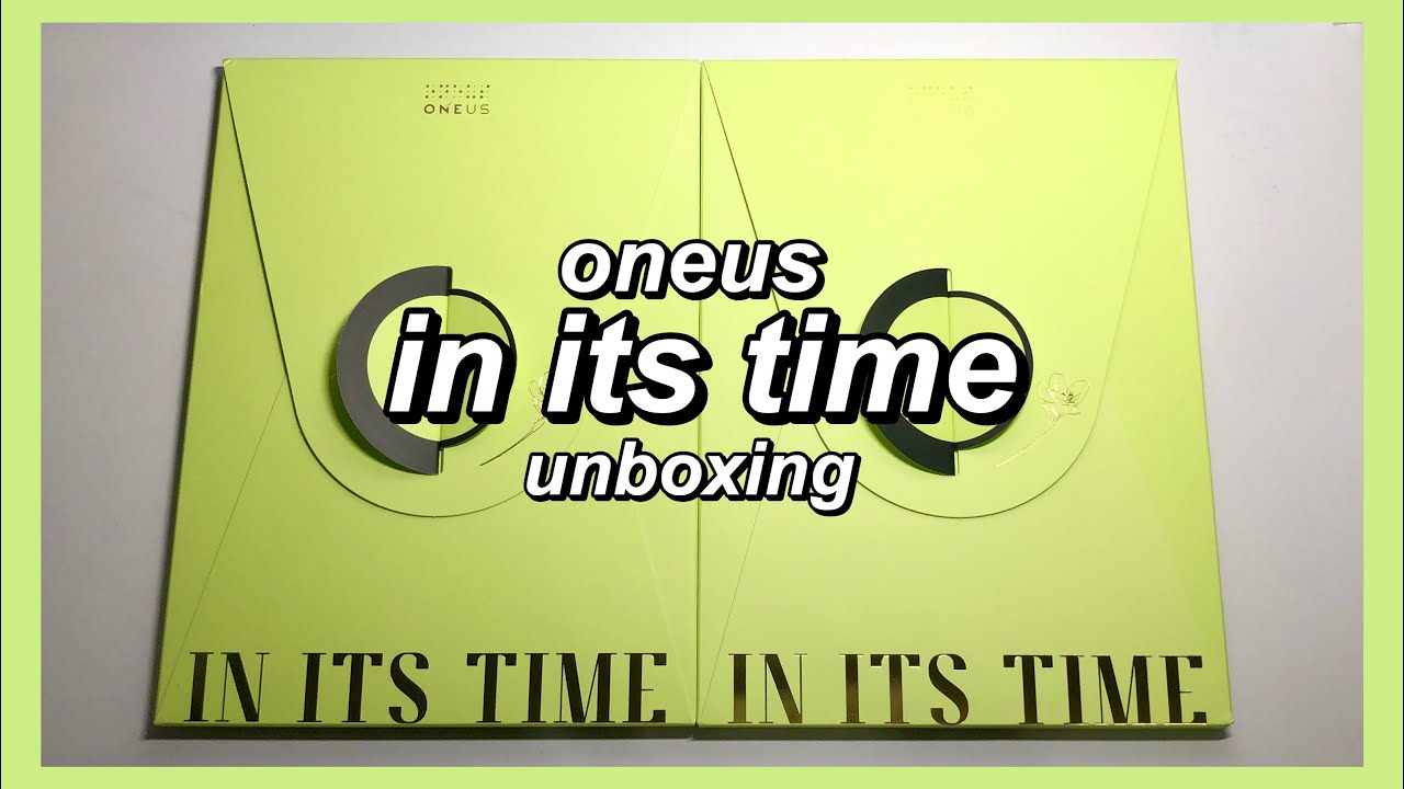 ONEUS 1ST SINGLE ALBUM IN ITS TIME UNBOXING! two copies! 🌙