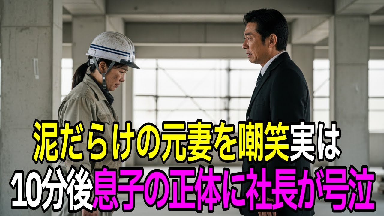 工事現場で再会した元妻、10分後に「実の息子」の存在が判明し建築家が崩れ落ちた驚愕の理由【感動する話】【朗読】