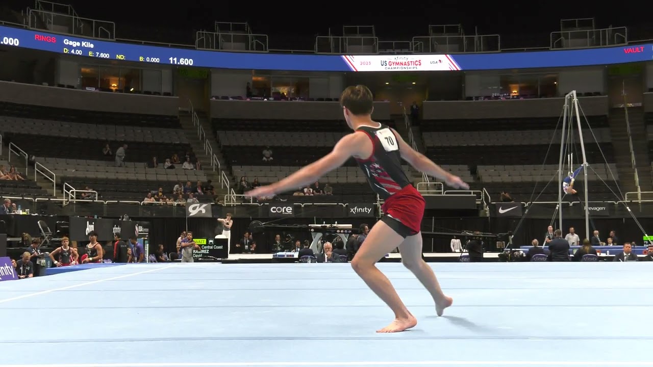 Felipe Junqueira - Floor Exercise - 2023 Xfinity U.S. Championships - Junior Men - Day 1