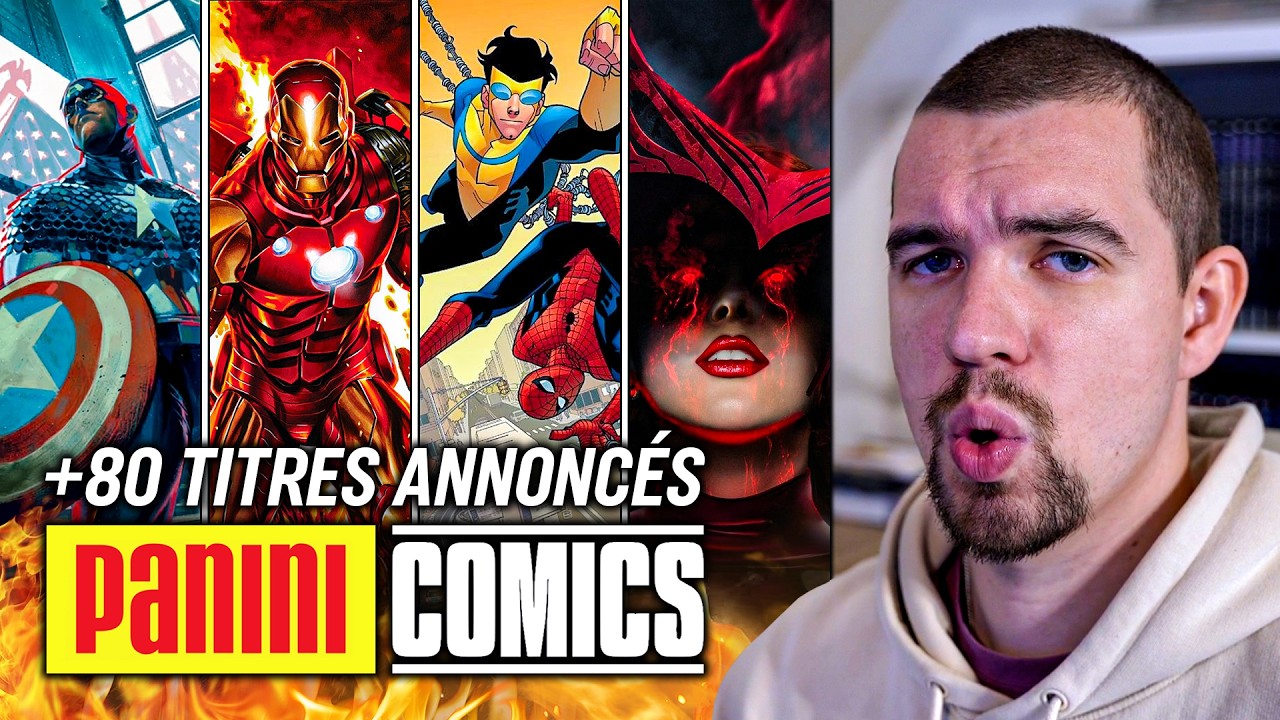 Plus de 80 NOUVEAUX TITRES chez Panini Comics de mars à juillet 2026 ! 🎉