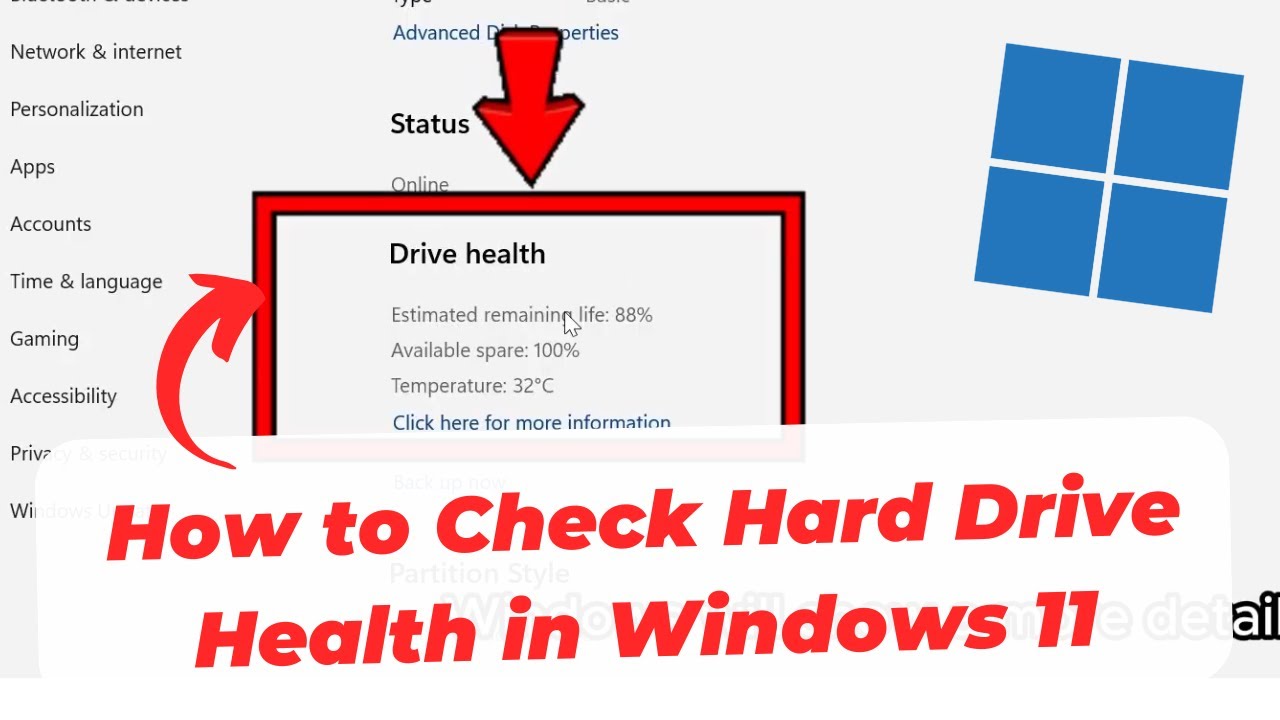 Как проверить состояние жесткого диска в Windows 11