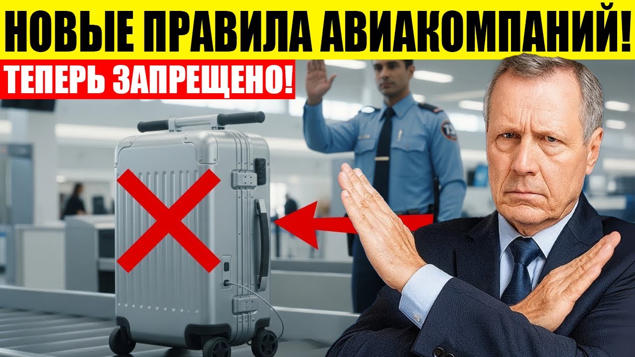 НЕ ПРОПУСТИ! Новые Правила Провоза РУЧНОЙ КЛАДИ В 2025 ГОДУ!