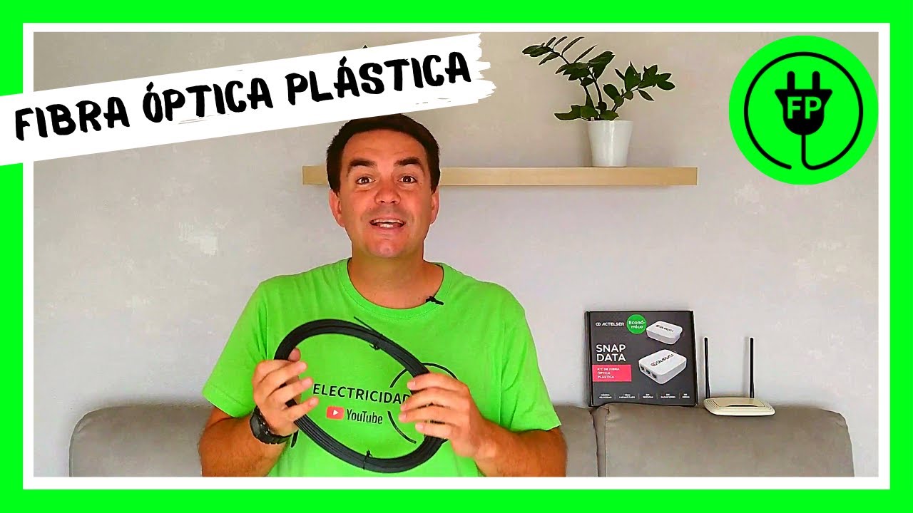 Pruebo el kit económico de FIBRA ÓPTICA PLÁSTICA ✅ NO PIERDAS MEGAS