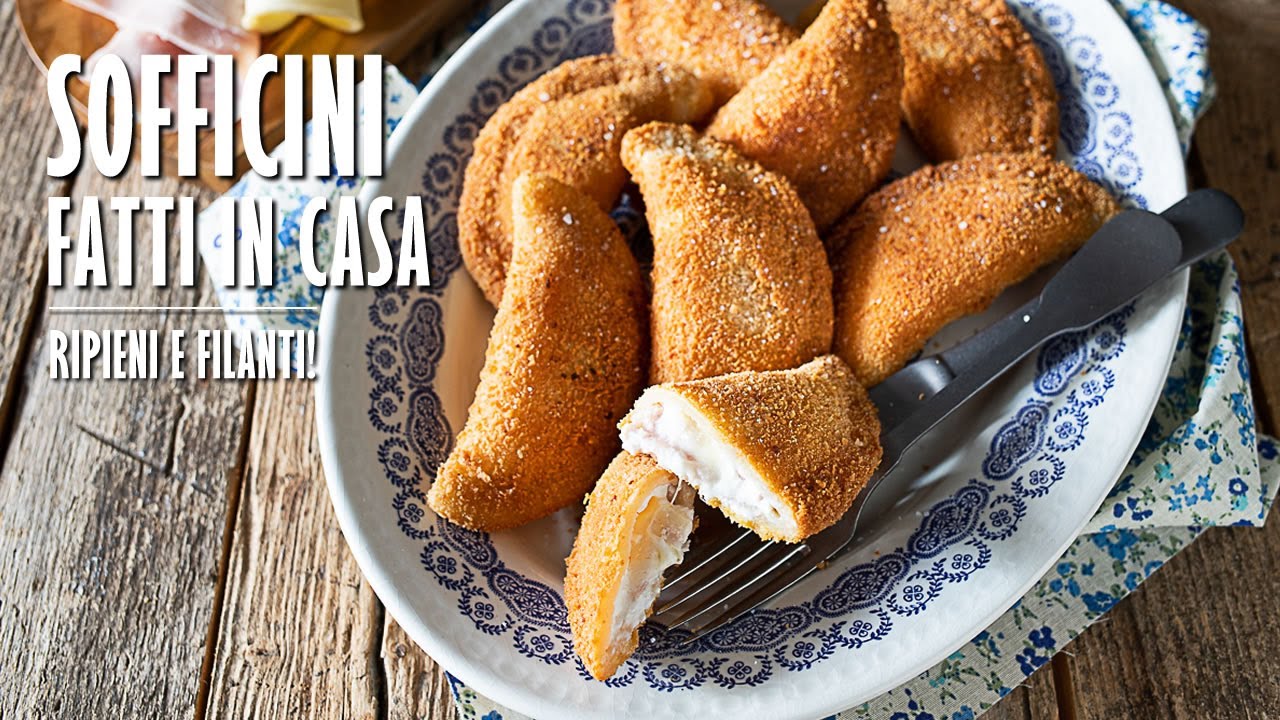 SOFFICINI (con ripieno cremoso e filante!!) fatti in casa | Marianna Pascarella