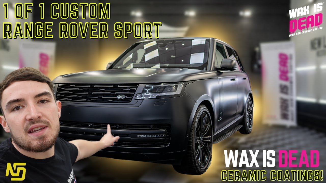 Protecting this one of 1 Range Rover Sport with Wax Is Dead ceramic coatings!