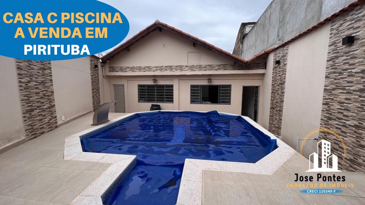 CASA A VENDA C PISCINA PIRITUBA