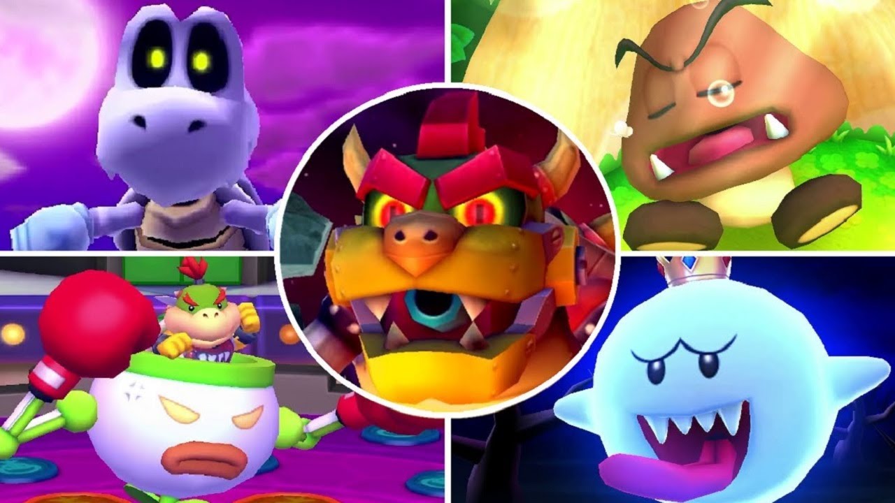 Mario Party Star Rush HD - All Bosses