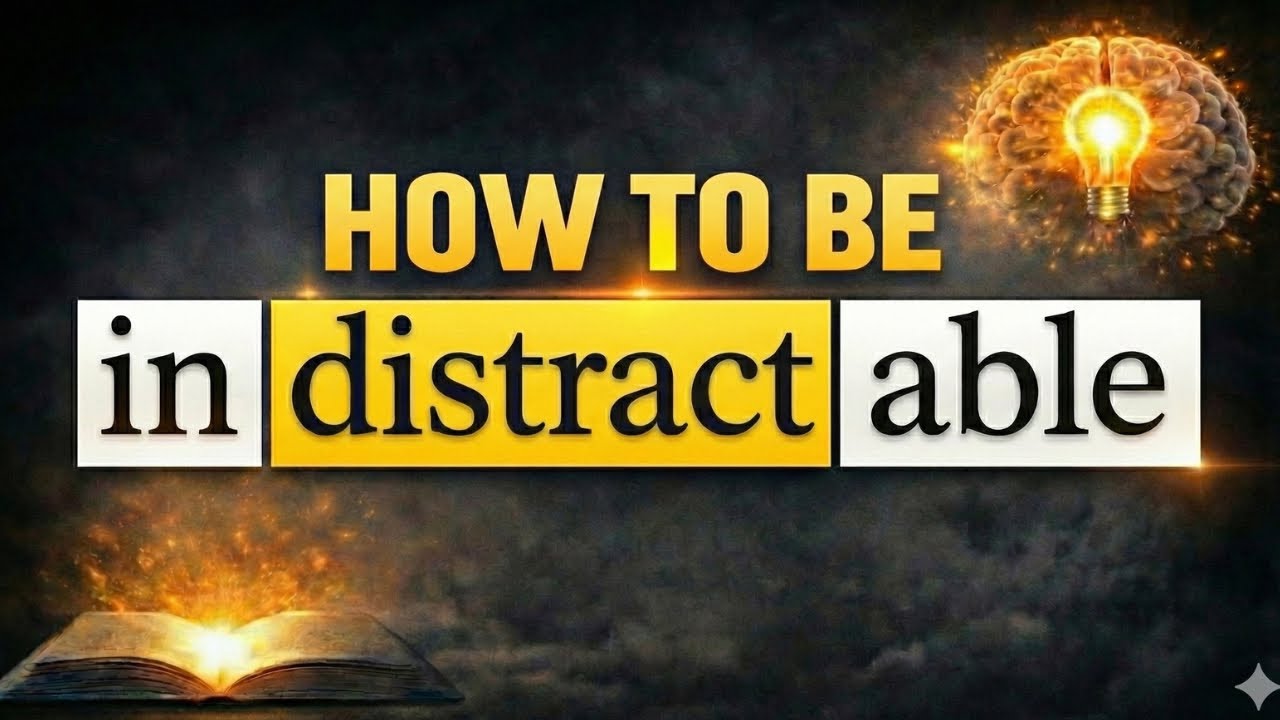 How to stay in-distract-able  in a highly distractible world | 4 Unbeatable & Incredible Strategies