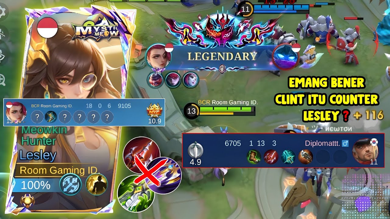 EMANG BENER CLINT ITU COUNTER LESLEY❓TIPS LANNING PHASE LAWAN CLINT - BUILD LESLEY TERSAKIT 2026