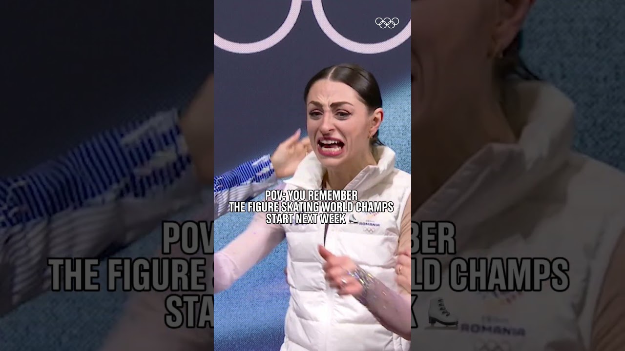 Julia Sauter captures how hyped we are for the ISU Figure Skating World Championships Prague 2026! 🥳