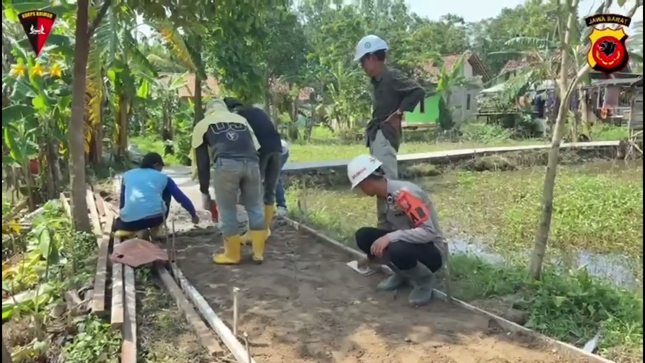 Hari Ke-8 Perbaikan Jembatan Merah Putih Wilayah Karawang