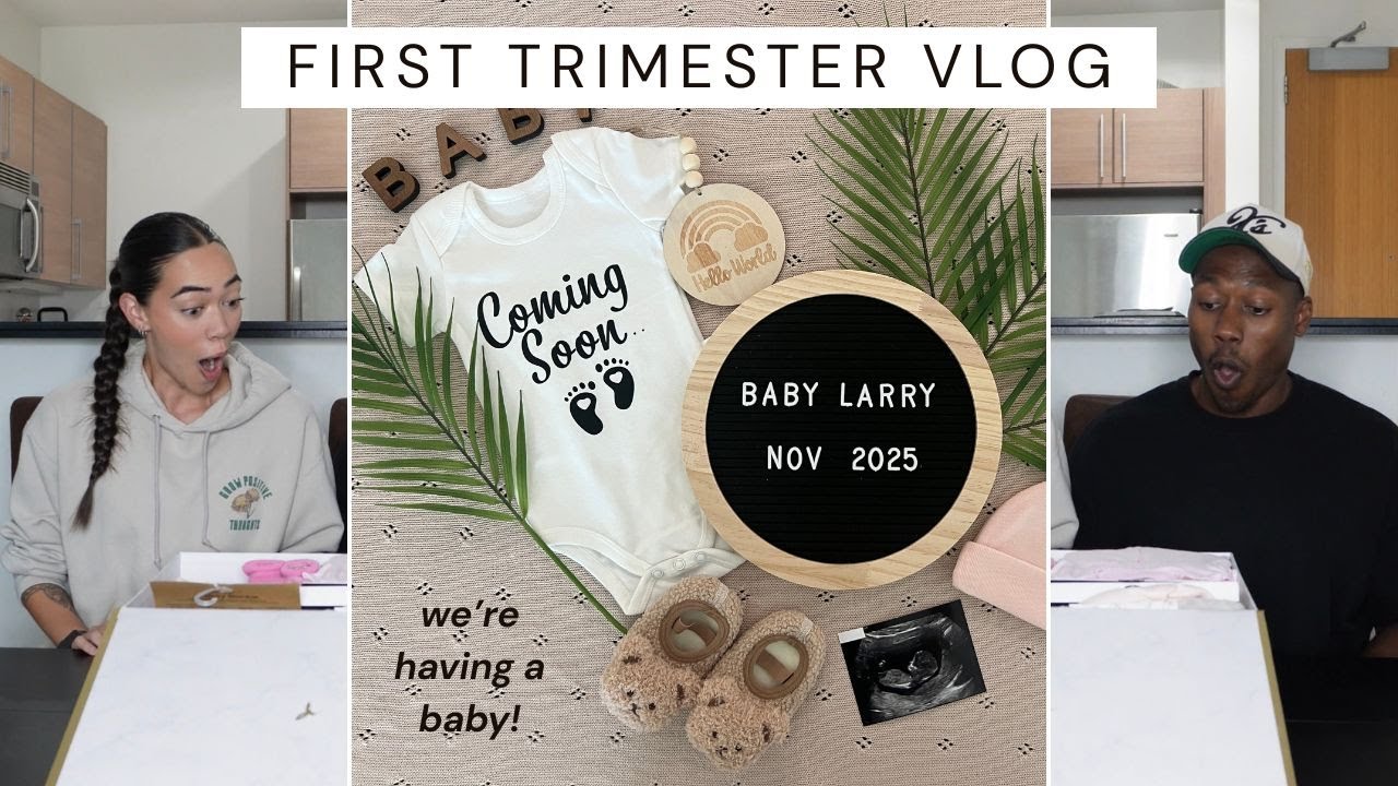 WE’RE HAVING A BABY! | First Trimester Vlog + Pregnancy Announcement | First Time Parents