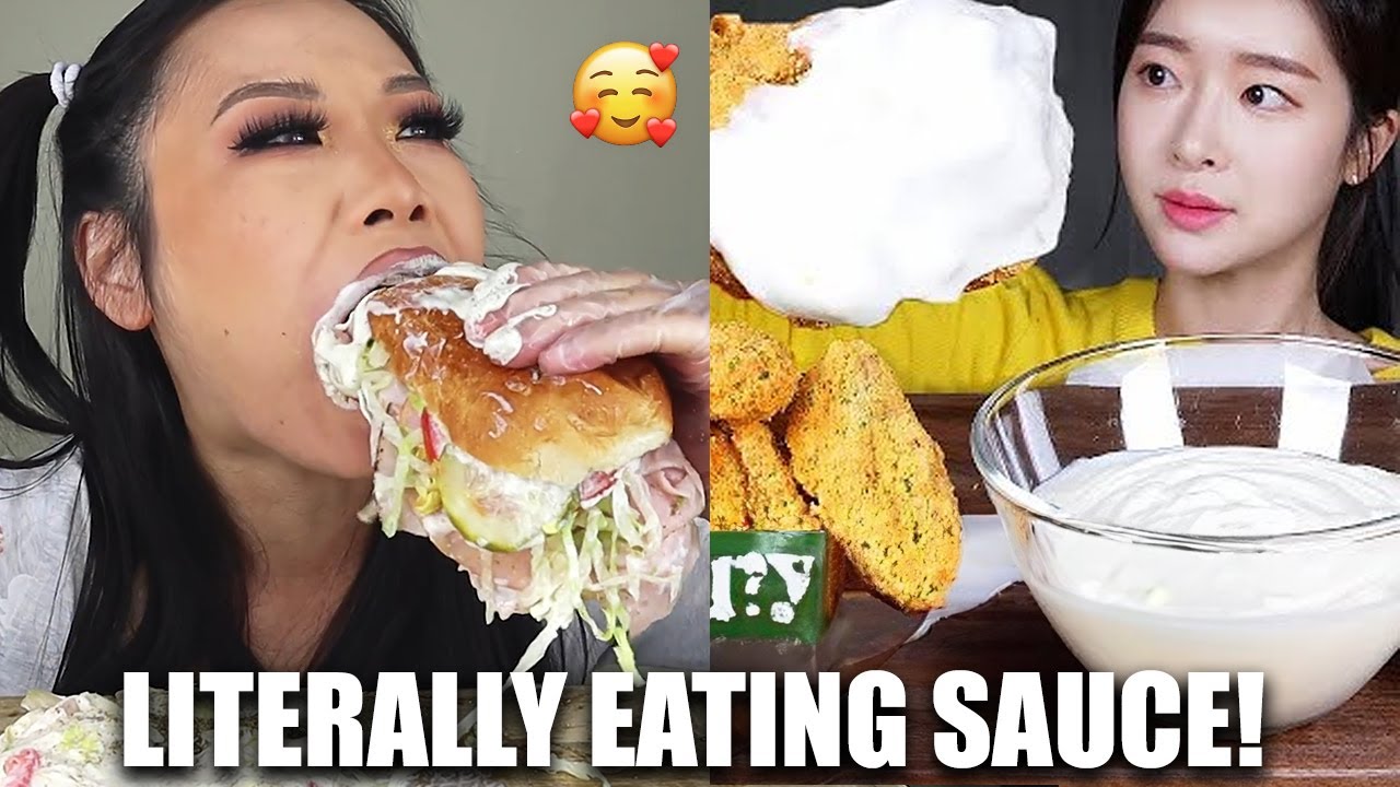 mukbangers eat TOO MUCH SAUCE 😱