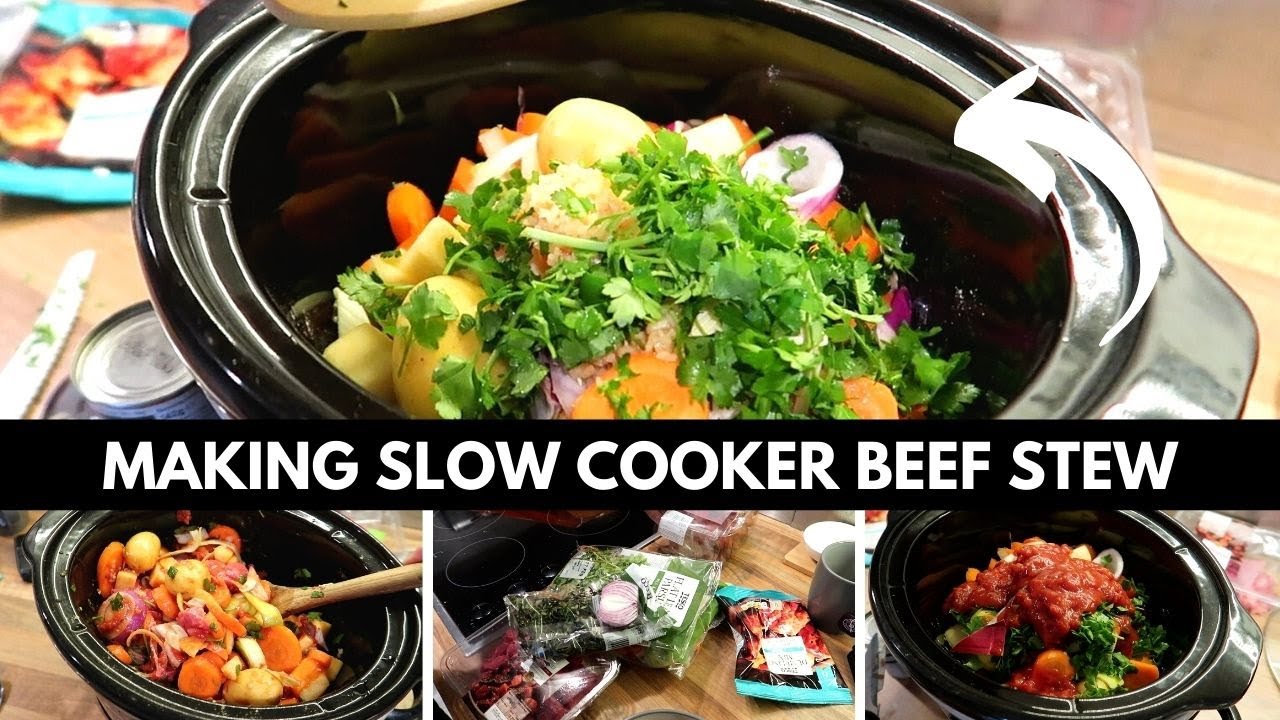 MAKING A SLOW COOKER BEEF STEW | THE LODGE GUYS | HUSBANDS VLOG