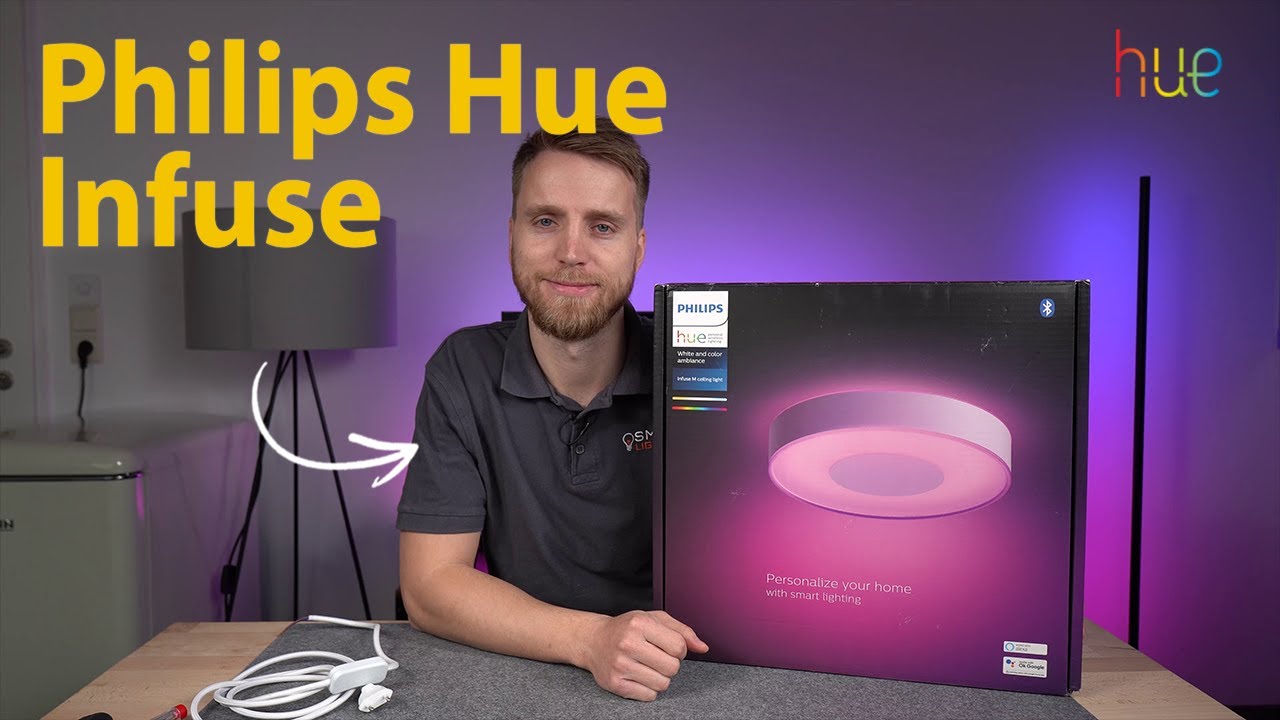 Philips Hue Infuse Deckenlampe im Test: Schlichtes Design trifft auf smartes Licht