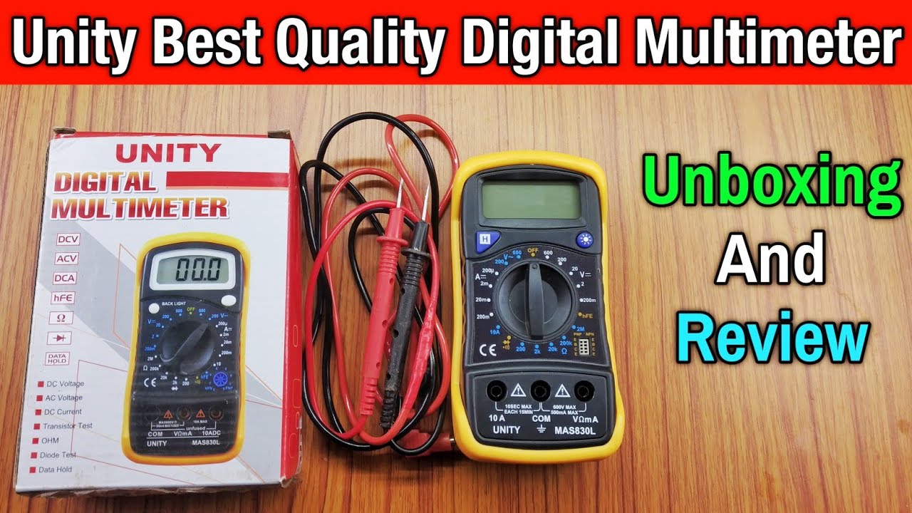 Unity Digital Multimeter Unboxing And Review | Best Quality Multimeter | Narottam Electronics