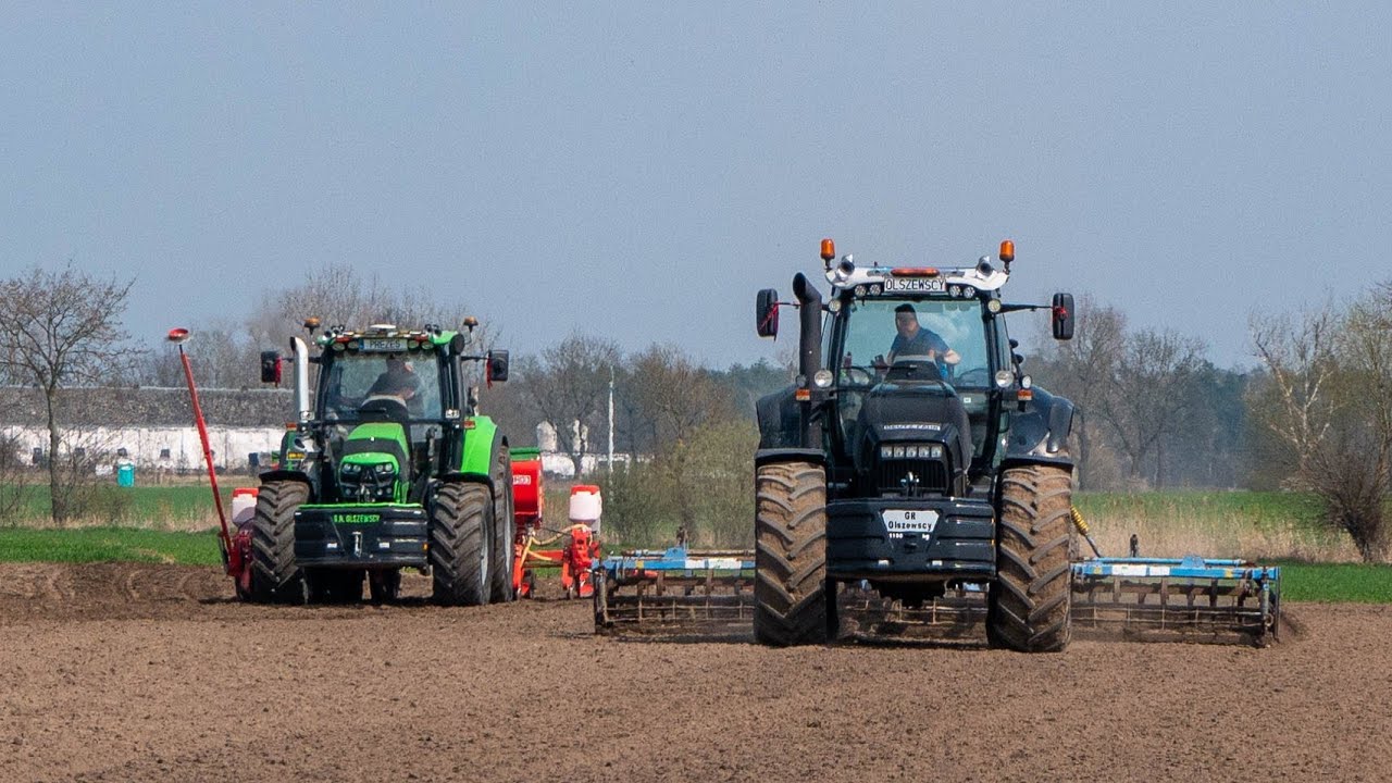 ☆Siew Kukurydzy oraz uprawa 2021 w GR Olszewscy| 2x BLACK| Deutz Fahr|   DF PROJEKT X +350KM!☆