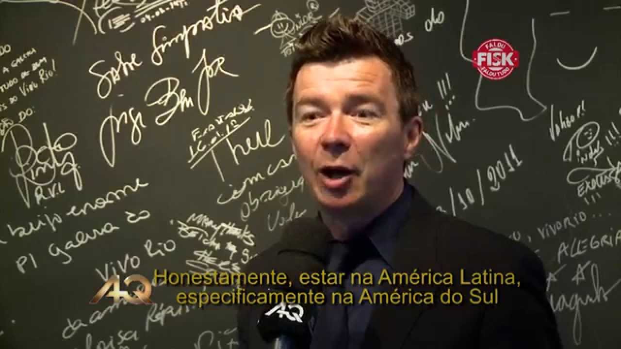 RICK ASTLEY NO BRASIL. VEJA AGORA  NO PROGRAMA ALTA QUALIDADE HD