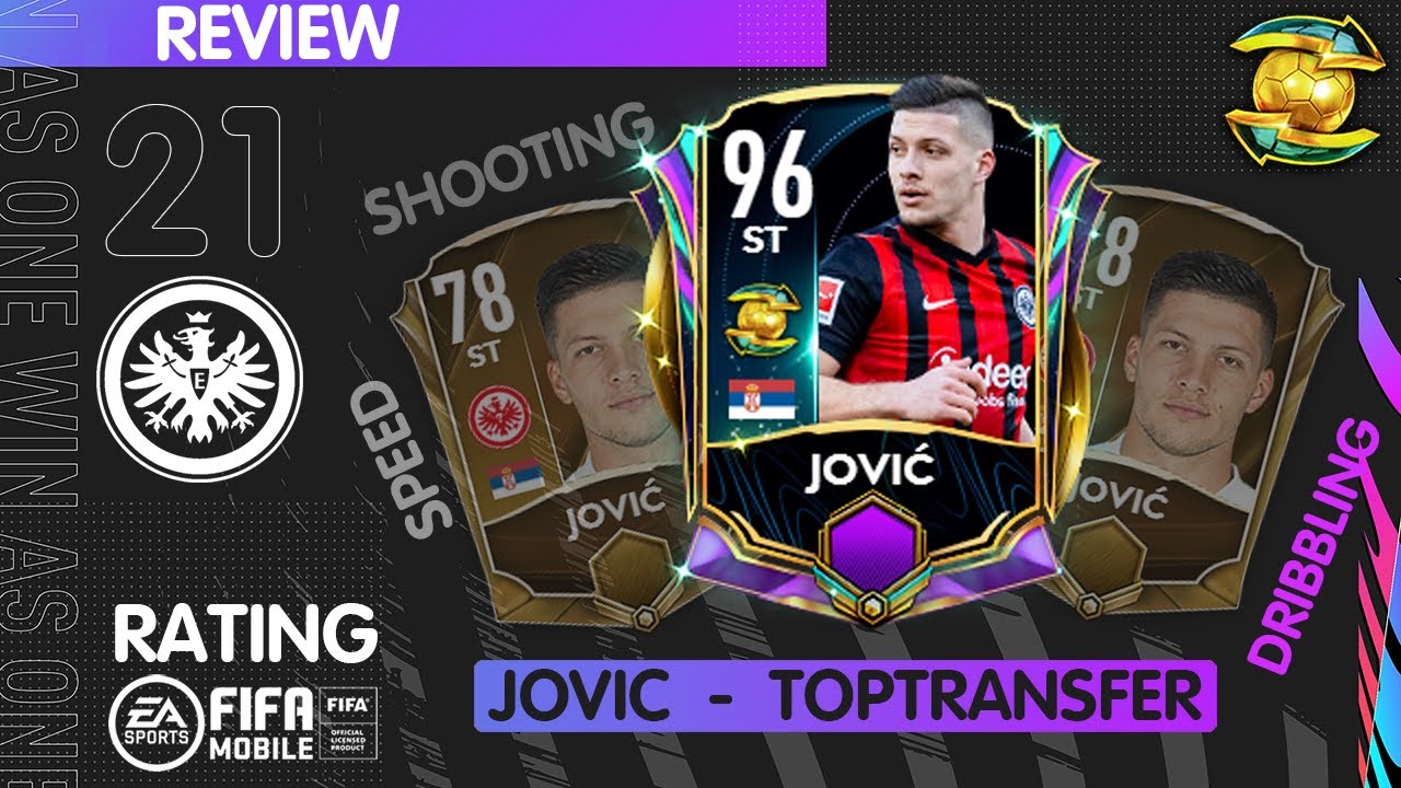 Luka Jović Топ Трансферы Обзор Игрока FIFA 21 mobile
