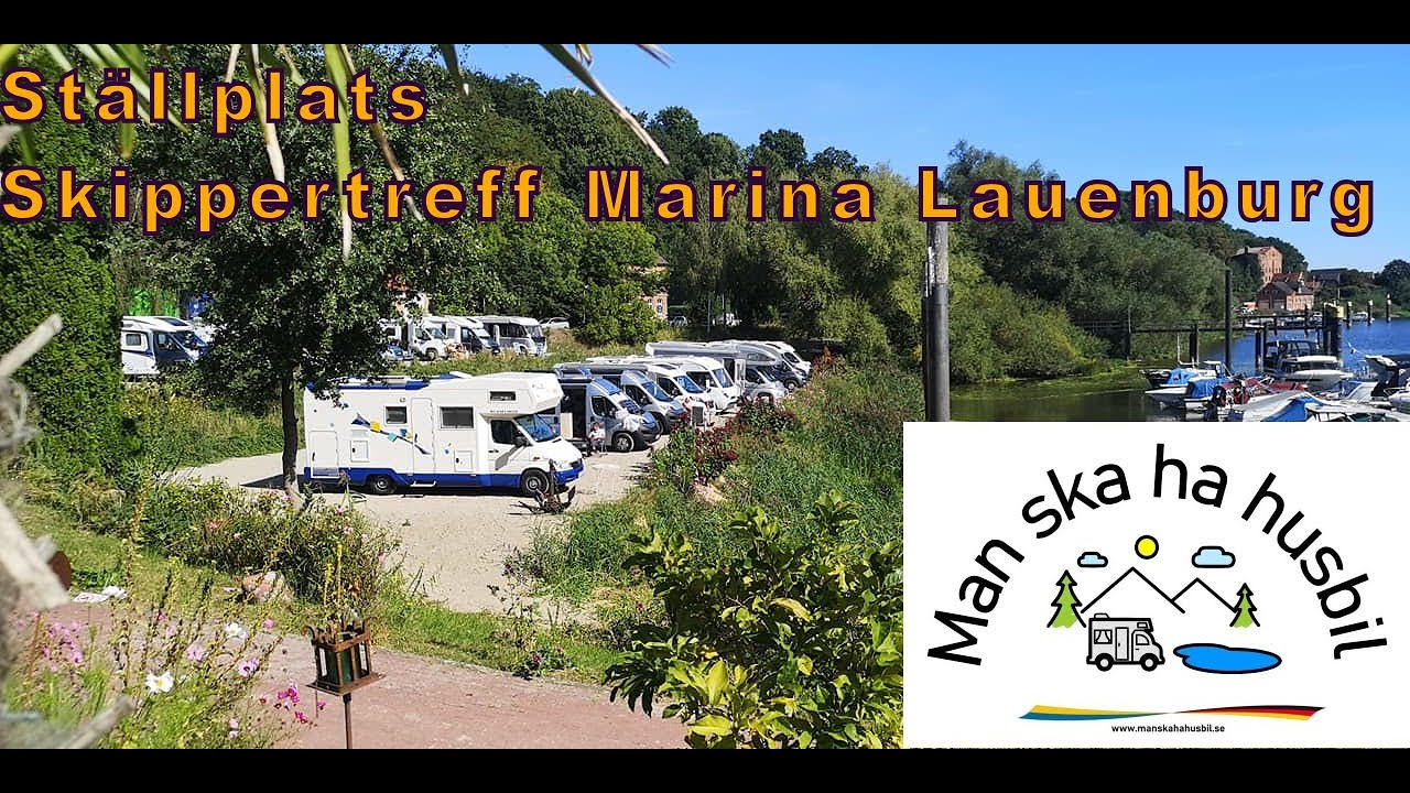Ställplats för husbil i Lauenburg: Skippertreff Marina Lauenburg, Tyskland