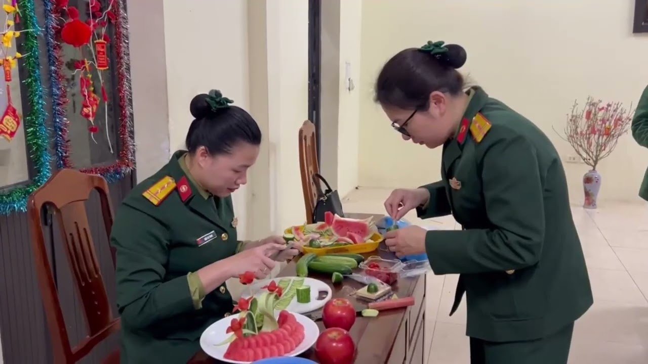 LỮ ĐOÀN 205 - RỰC RỠ SẮC XUÂN QUA HỘI THI “GÓI BÁNH CHƯNG XANH, LÀM GIÒ XÀO”
