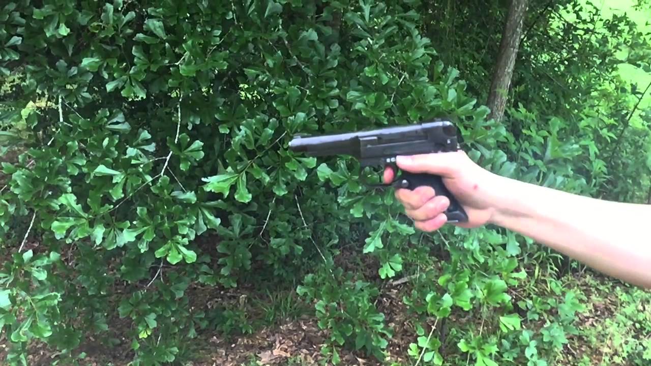 Shooting a Japanese Type 94 pistol at 240 frames per second!