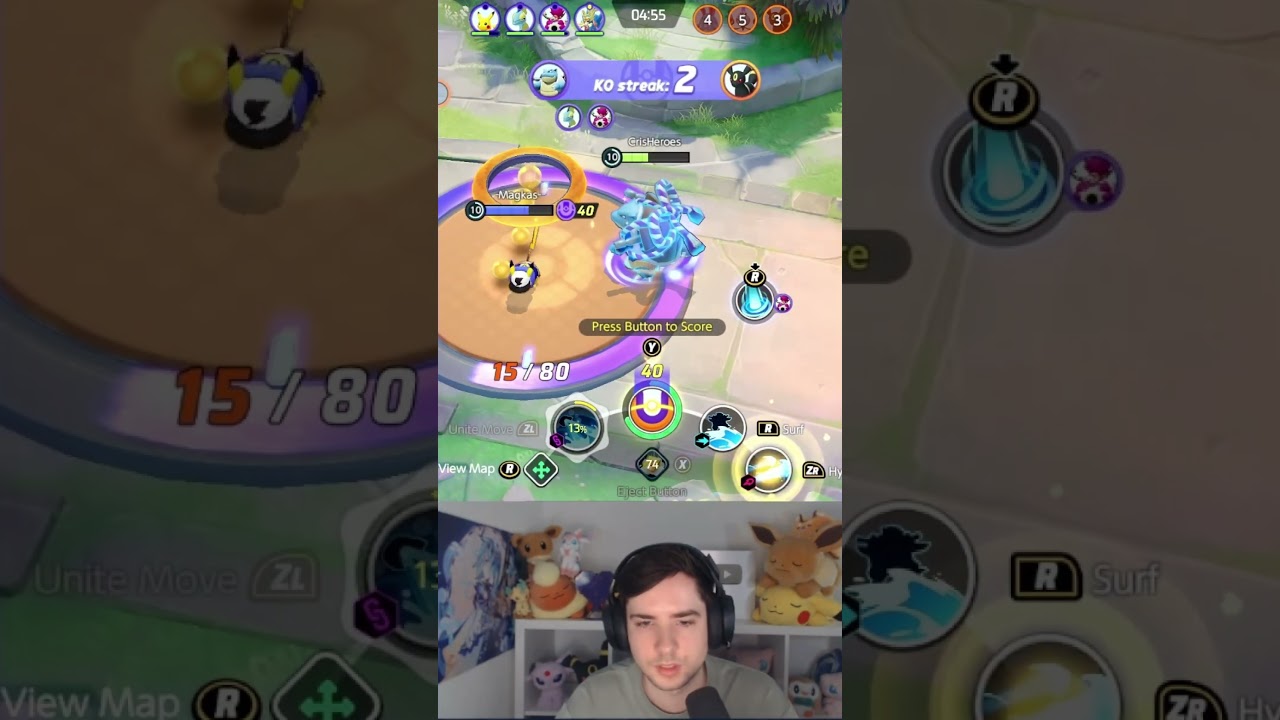 Insane BLASTOISE Teamfight | Pokemon Unite