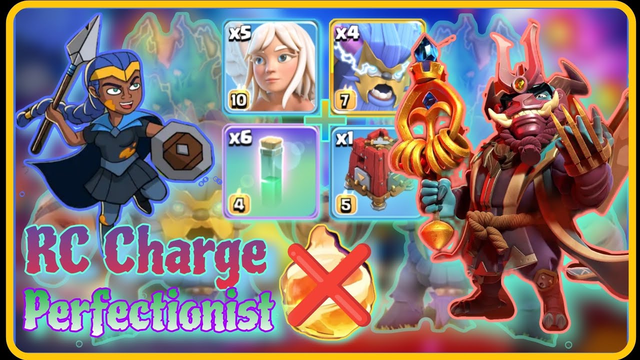 NO Need Fireball!!. RC Charge Make This Strategy More Perfect. Super Yeti+RC Charge Deadly Combo. 👇