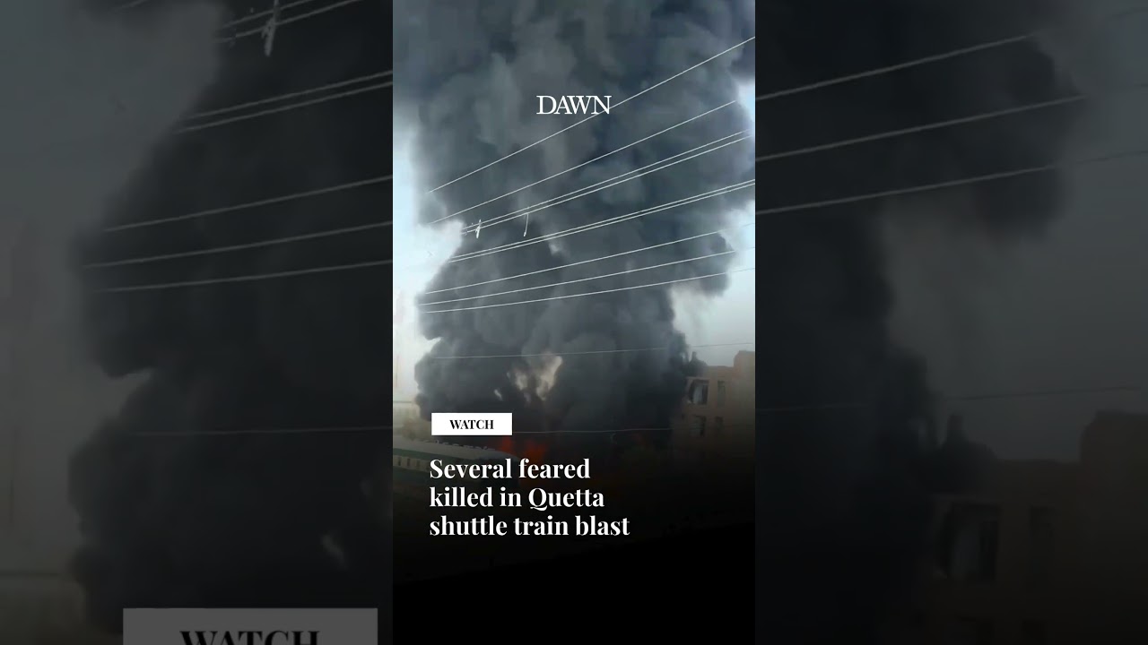 Several feared killed in Quetta shuttle train blast