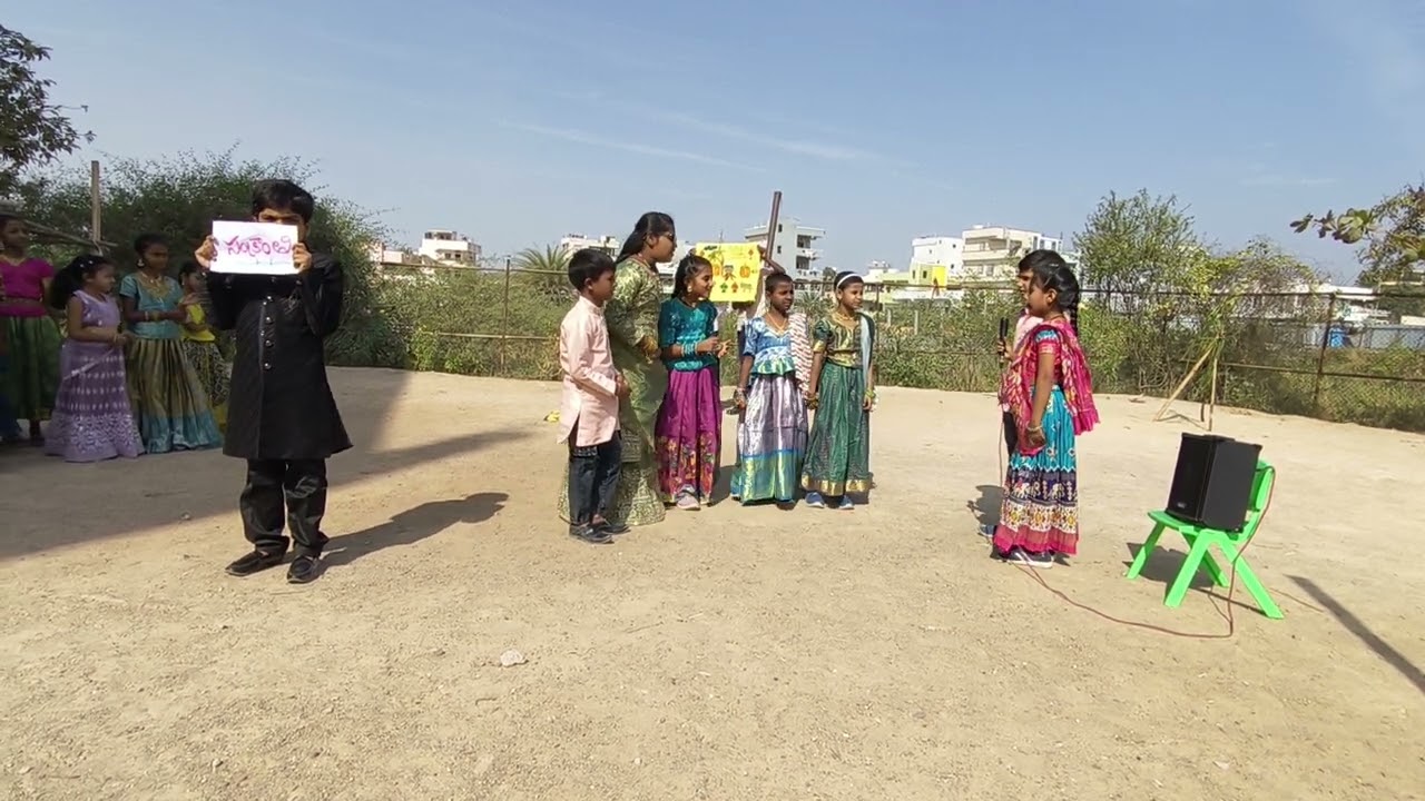 Skit by my school children... sankrathi 2026
