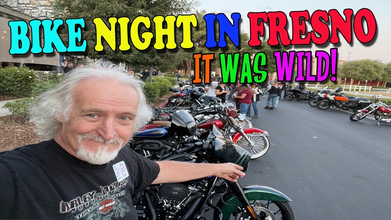 Bike Night in Fresno CA was a real CRAZY PARTY! Best One Ever
