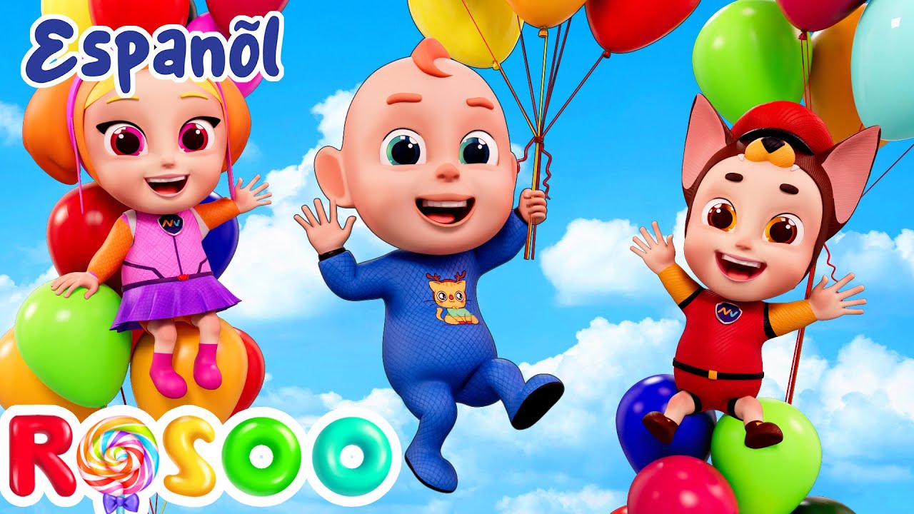 Aprende los Colores con Globos Bebé | Nursery Rhymes - Canciones Infantiles en Español