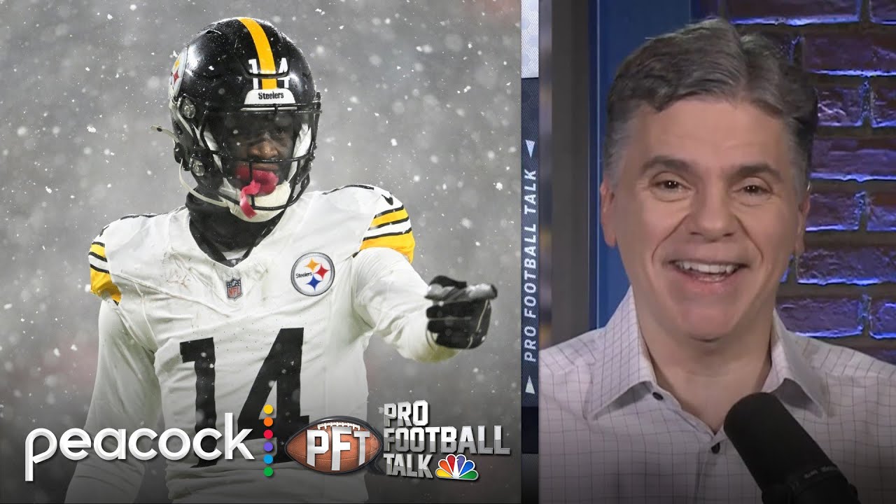Where Steelers can turn if George Pickens misses Week 15 vs. Eagles | Pro Football Talk | NFL on NBC