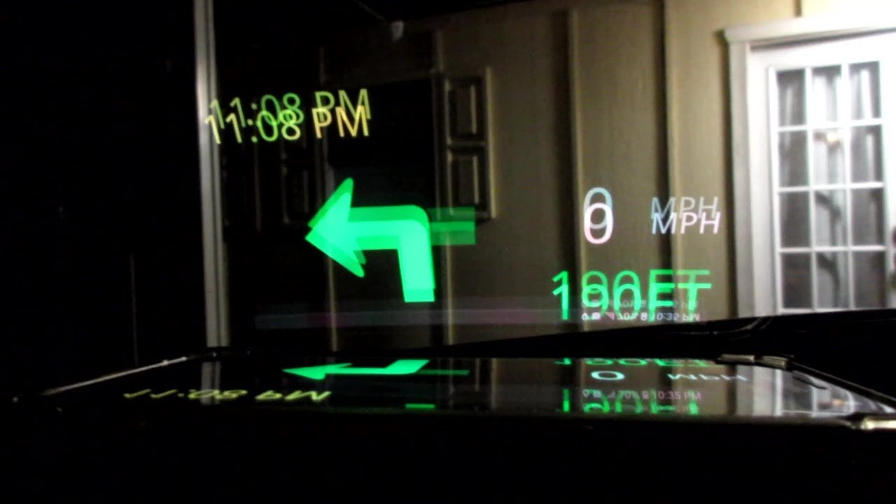 Magic Earth free HUD GPS navigation for night driving