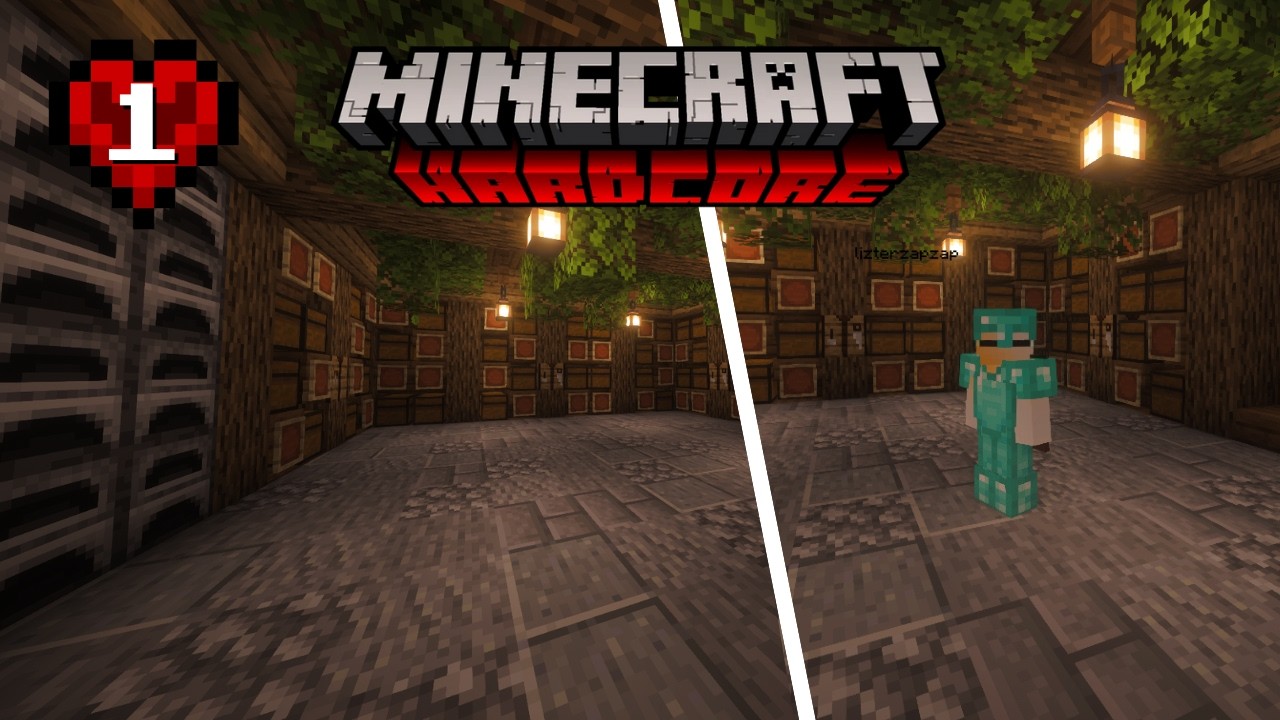 Minecraft Hardcore Longplay Episode 1 -  (No Commentary)