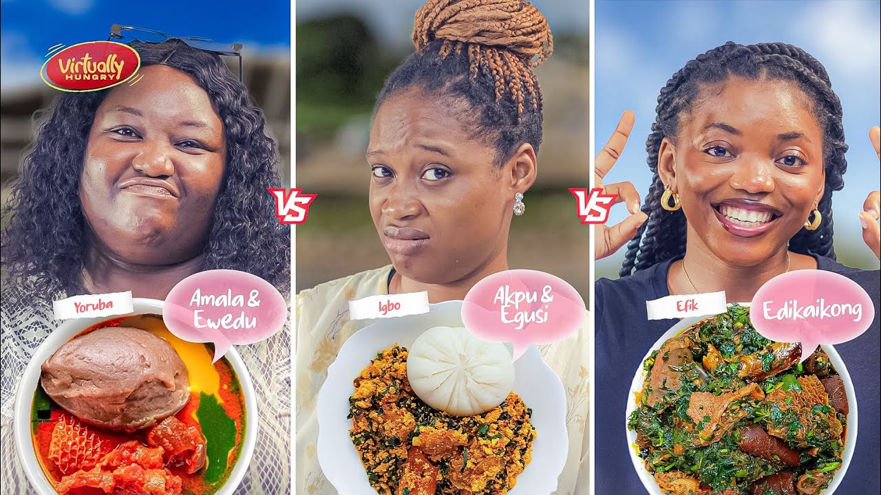 YORUBA vs IGBO vs EFIK | Which TRIBE cooks the BEST food? | Nigerian food review