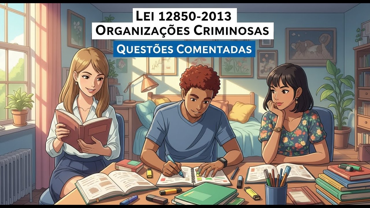 3 - Quest&otilde;es Comentadas: Lei 12850-2013 Organiza&ccedil;&otilde;es Criminosas