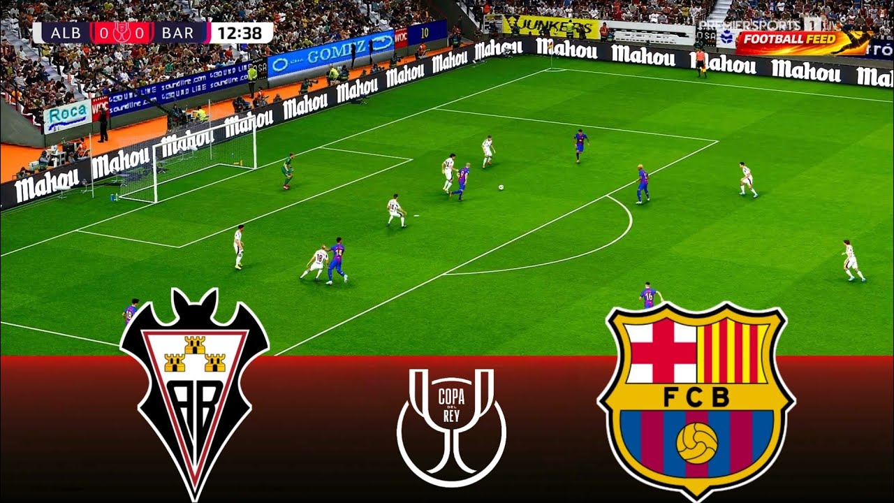 Albacete Balompie vs Barcelona - Copa Del Rey 2026 Quarter-Final | Full Match All Goals | PES 2021