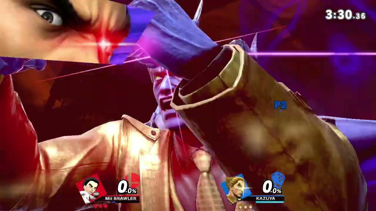 Mii Kazuya vs Kazuya 