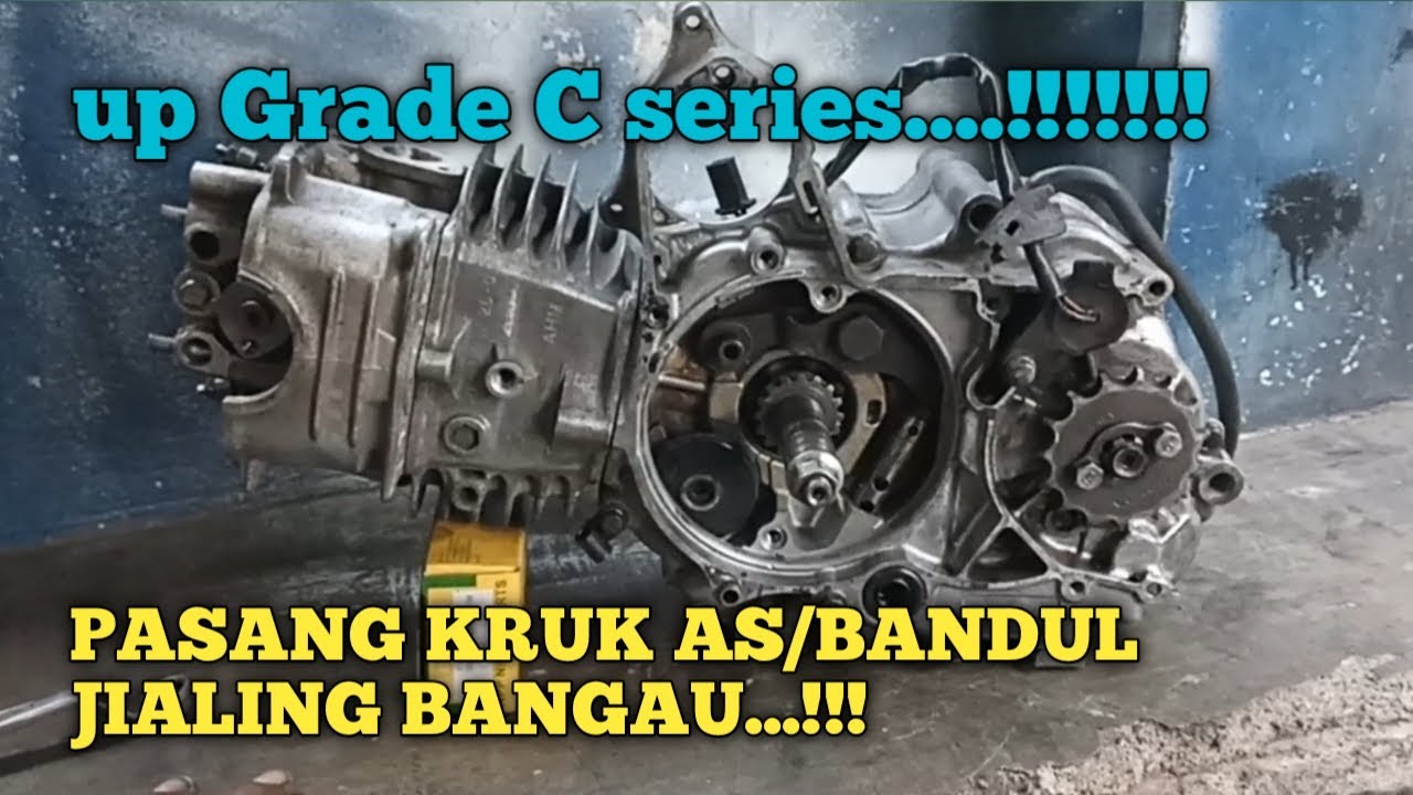 UP GRADE CSERIES || CARA PASANG KRUK AS/BANDUL JIALING BANGAU DI ASTREA LEGENDA/SUPRA FIT❗