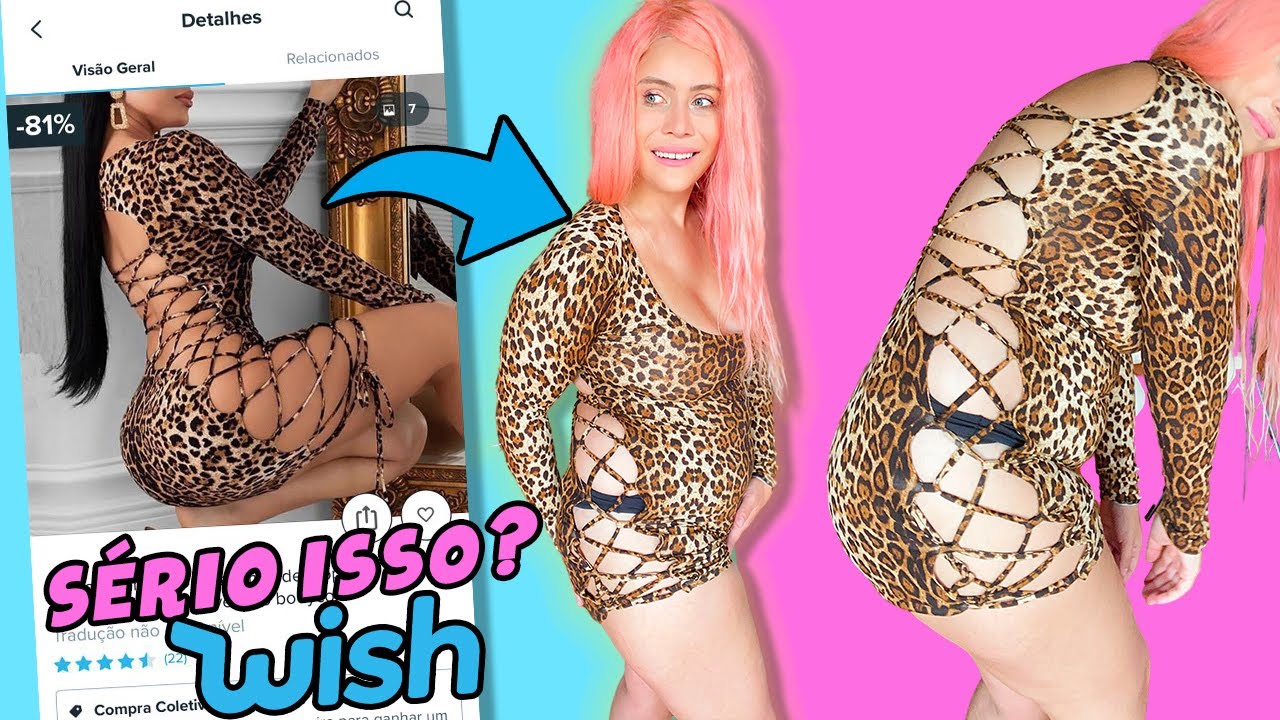 PROVANDO VESTIDOS PROVOCANTES DA WISH - TAMANHO GRANDE